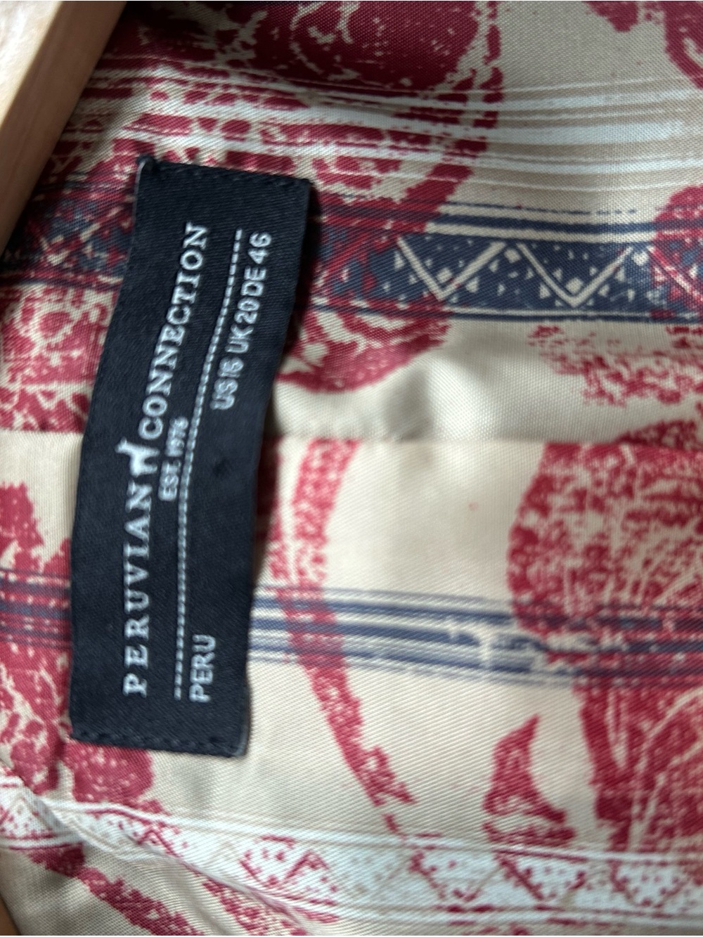 Peruvian Connection Brown Herringbone Wool/Alpaca Blazer - Picture 2 of 11